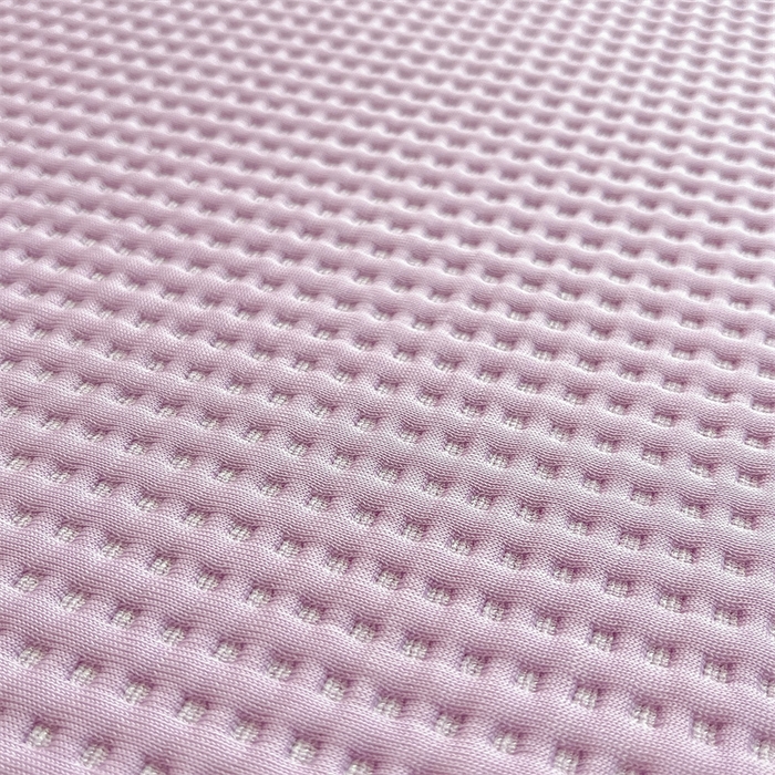 91家纺网 家纺一手货源 找家纺 鑫钰 2023新款凉感豆豆冰丝凉席 冰柠檬-华夫格紫（床笠款）