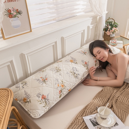 91家纺网 家纺一手货源 找家纺 （总）新款水洗棉麻单人夹棉枕头套大豆纤维双人枕套