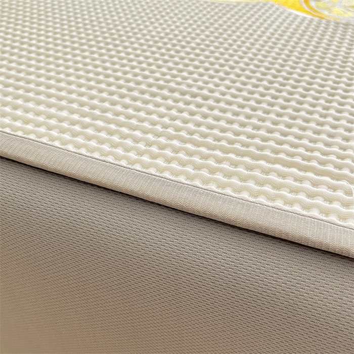 91家纺网 家纺一手货源 找家纺 鑫钰 2023新款凉感豆豆冰丝凉席 冰柠檬-华夫格米（床笠款）