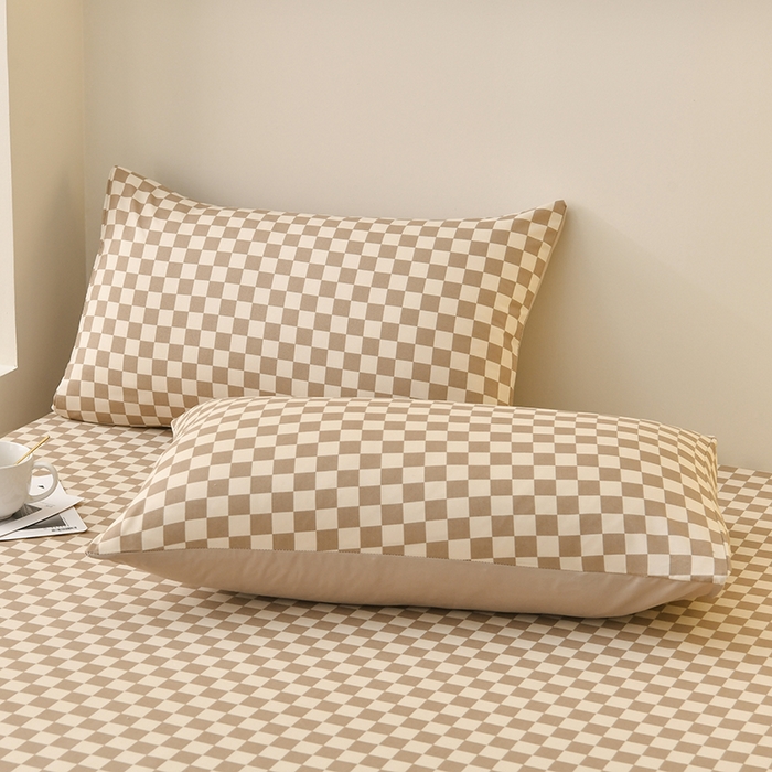 91家纺网 家纺一手货源 找家纺 家贝爱2023款A类母婴亲肤水洗棉床笠 复古卡格