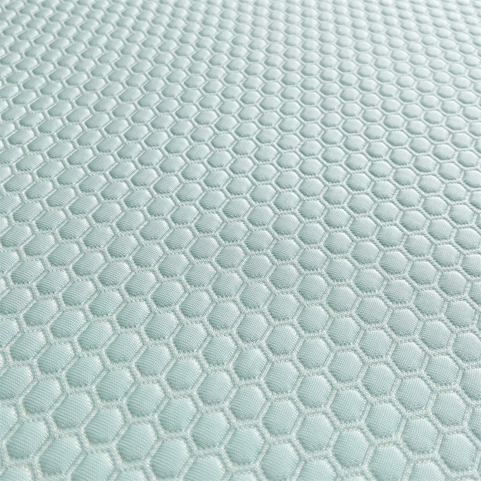 91家纺网 家纺一手货源 找家纺 鑫钰 2023新款凉感豆豆冰丝凉席 冰柠檬-冰豆豆蓝（床笠款）