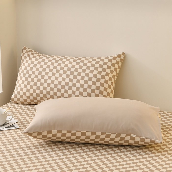 91家纺网 家纺一手货源 找家纺 家贝爱2023款A类母婴亲肤水洗棉床笠 复古卡格