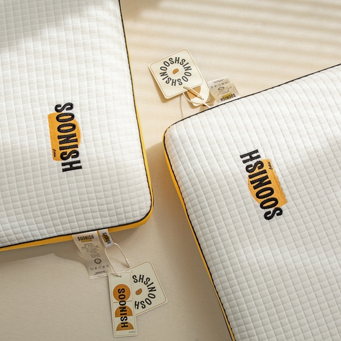 91家纺网 家纺一手货源 找家纺 觉物 SOON生物基记忆枕 SN生物基豆本枕中高枕