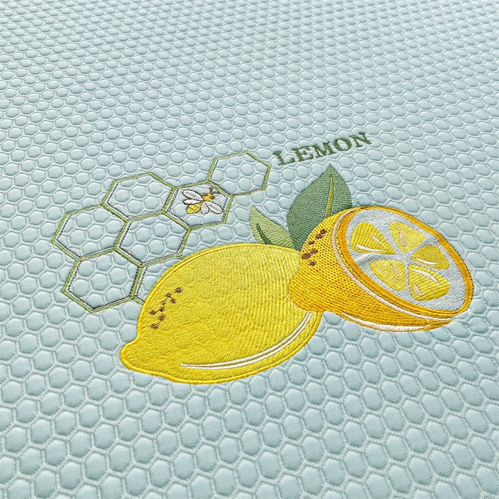 91家纺网 家纺一手货源 找家纺 鑫钰 2023新款凉感豆豆冰丝凉席 冰柠檬-冰豆豆蓝（床笠款）