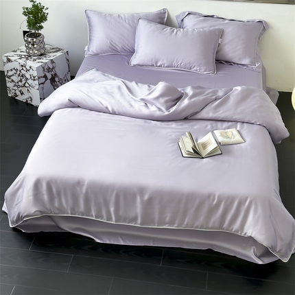 91家纺网 家纺一手货源 找家纺 （总）三味舒屋 2024新款60支兰精天丝纯色四件套