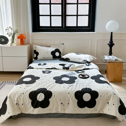 91家纺网 家纺一手货源 找家纺 （总）柚子YOUTH 2023新款全棉夏被四件套