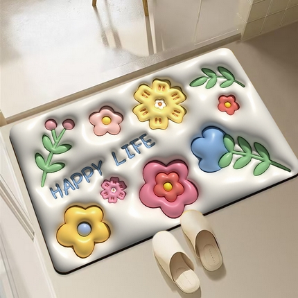 91家纺网 家纺一手货源 找家纺 （总）卡初 2023新款膨胀硅藻泥系列地垫风格1