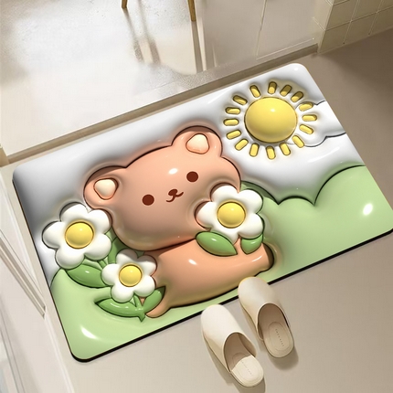 91家纺网 家纺一手货源 找家纺 （总）卡初 2023新款膨胀硅藻泥系列地垫风格1