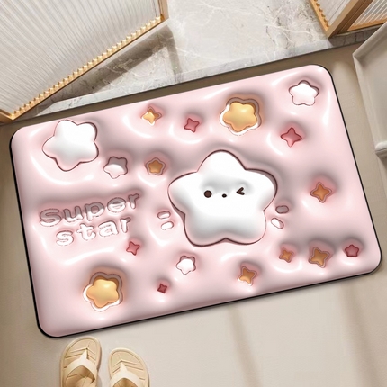 91家纺网 家纺一手货源 找家纺 （总）卡初 2023新款膨胀硅藻泥系列地垫风格2