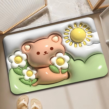 91家纺网 家纺一手货源 找家纺 （总）卡初 2023新款膨胀硅藻泥系列地垫风格2