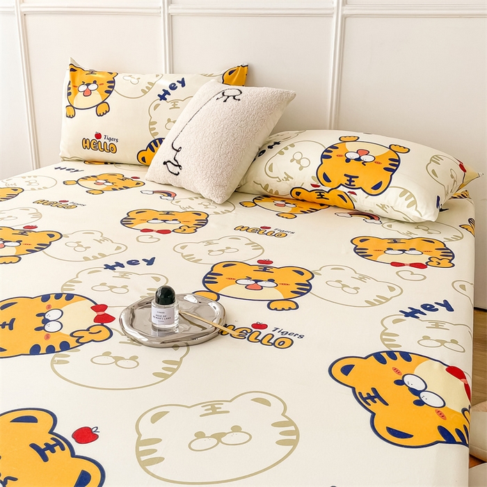 91家纺网 家纺一手货源 找家纺 莎臣豹 2025新款植物羊绒单品枕套 开心虎