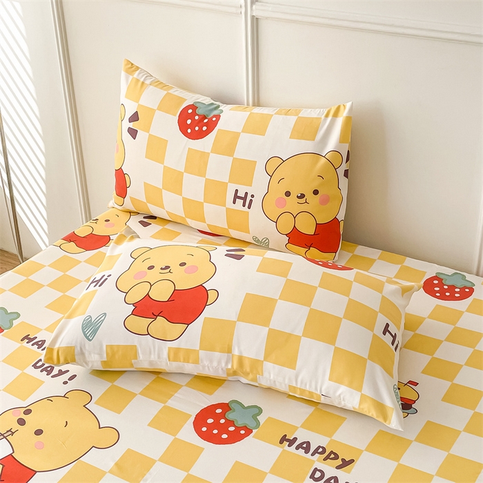 91家纺网 家纺一手货源 找家纺 莎臣豹 2025新款植物羊绒单品枕套 维维熊