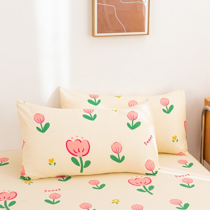 91家纺网 家纺一手货源 找家纺 莎臣豹 2025新款植物羊绒单品枕套 恋恋花语