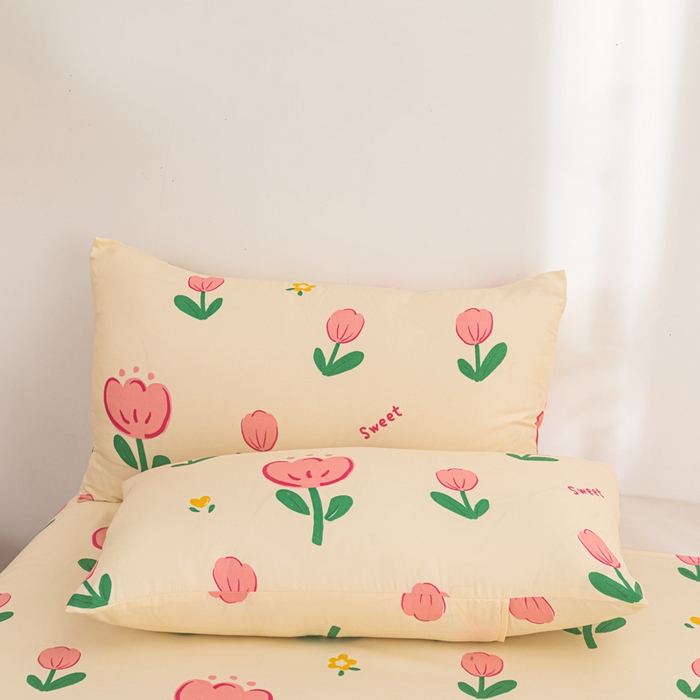 91家纺网 家纺一手货源 找家纺 莎臣豹 2025新款植物羊绒单品枕套 恋恋花语