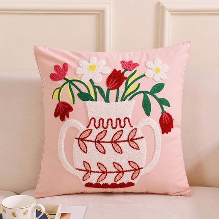 91家纺网 家纺一手货源 找家纺 恋佳居 2023新款抱枕套系列 花瓶