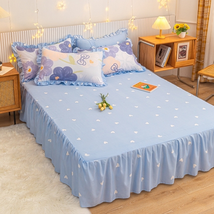 91家纺网 家纺一手货源 找家纺 （总）莎臣豹2025新款水洗磨毛活性印花植物羊绒单床裙