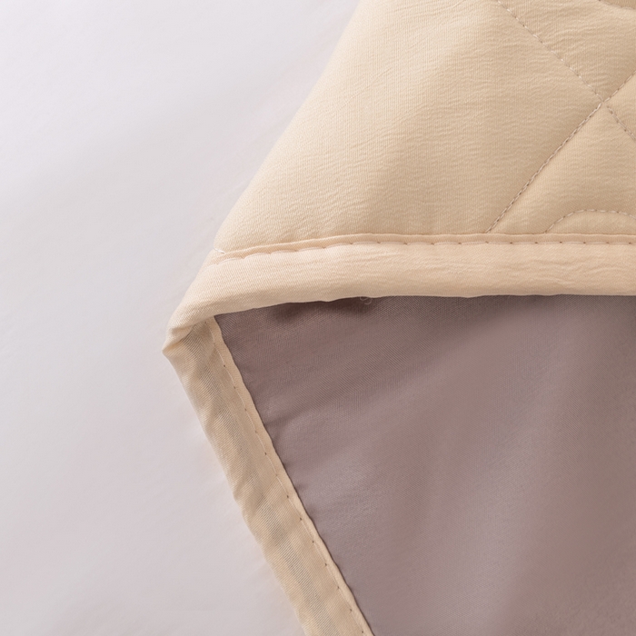 91家纺网 家纺一手货源 找家纺 梦舒羽 2025新款水洗棉麻单人夹棉枕头套大豆纤维双人枕套 鹅黄色