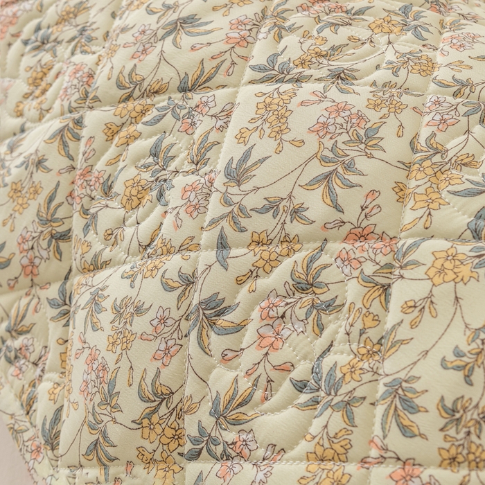 91家纺网 家纺一手货源 找家纺 梦舒羽  2025新款水洗棉麻单人夹棉枕头套大豆纤维双人枕套 繁花