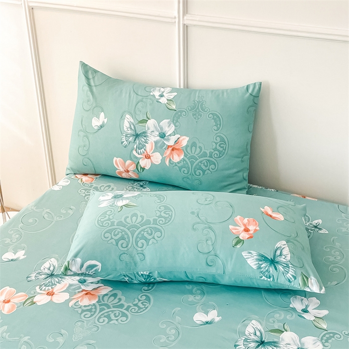 91家纺网 家纺一手货源 找家纺 莎臣豹 2025新款植物羊绒单品枕套 锦蝶梦