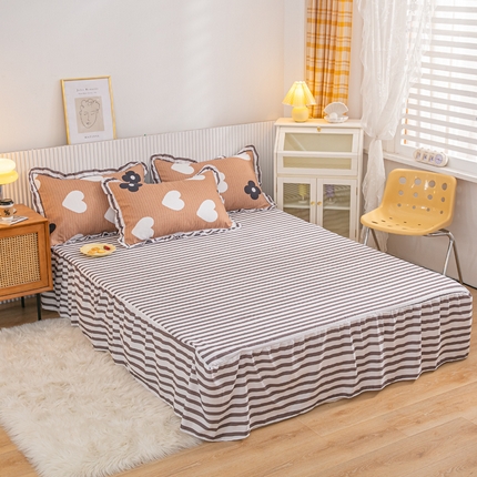 91家纺网 家纺一手货源 找家纺 （总）莎臣豹2025新款水洗磨毛活性印花植物羊绒单床裙