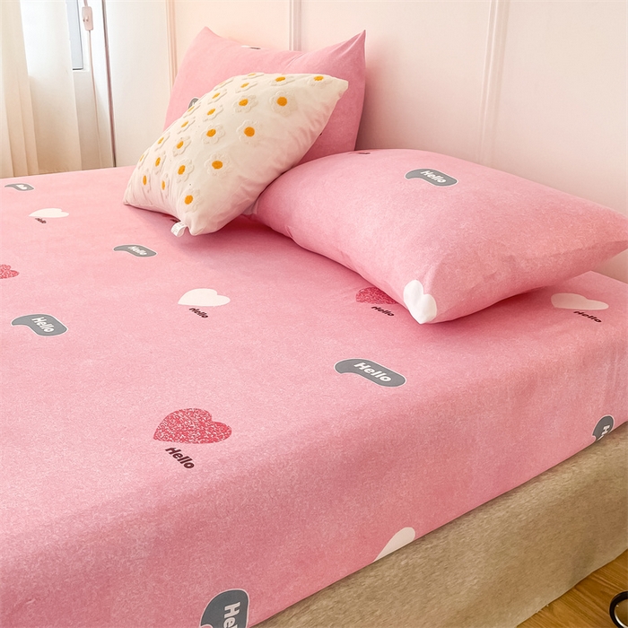 91家纺网 家纺一手货源 找家纺 莎臣豹 2025新款植物羊绒单品枕套 love粉