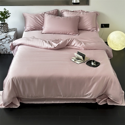 91家纺网 家纺一手货源 找家纺 （总）三味舒屋 2024新款60支兰精天丝纯色四件套