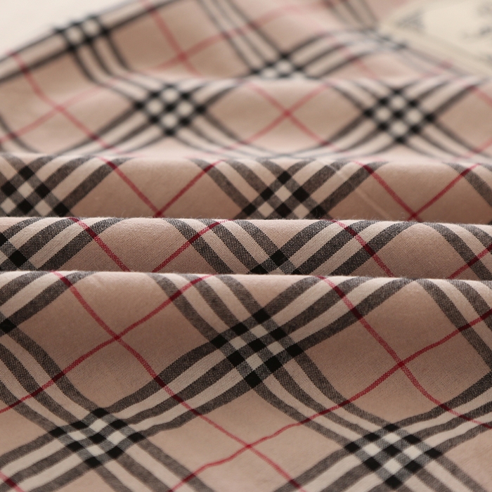 91家纺网 家纺一手货源 找家纺 锦绣万家2023新款色织水洗棉格子双人枕套 宝丽格小咖