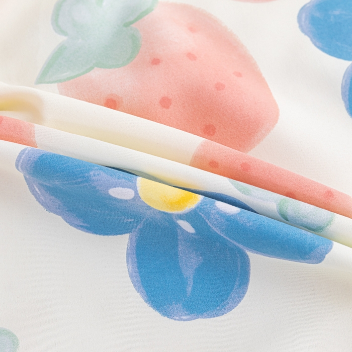 91家纺网 家纺一手货源 找家纺 莎臣豹 2025新款植物羊绒单品枕套 草莓小兔