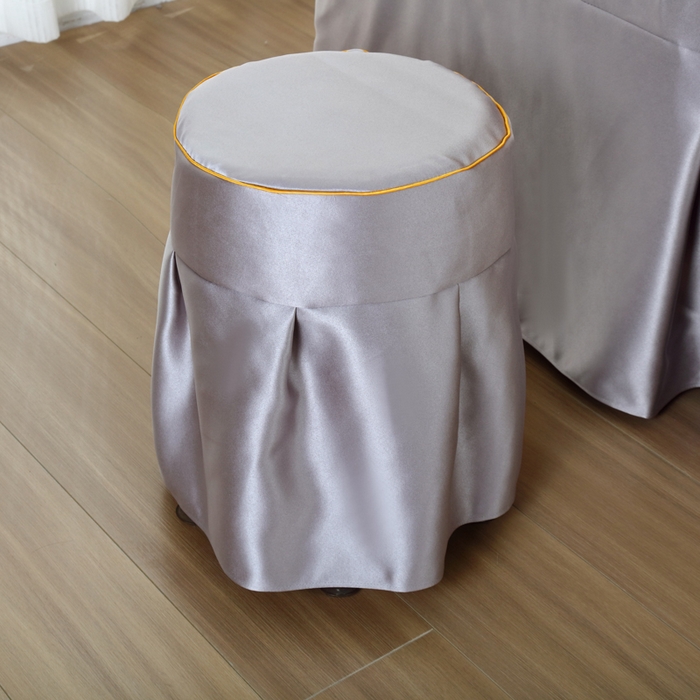 91家纺网 家纺一手货源 找家纺 莉人坊 2023新款贵妃缎按摩床床罩系列 逃之夭夭灰色