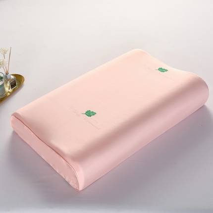 佳梦达 2023新款全棉功能性剪花记忆乳胶枕头枕芯-记忆棉 40*60cm/只浅粉