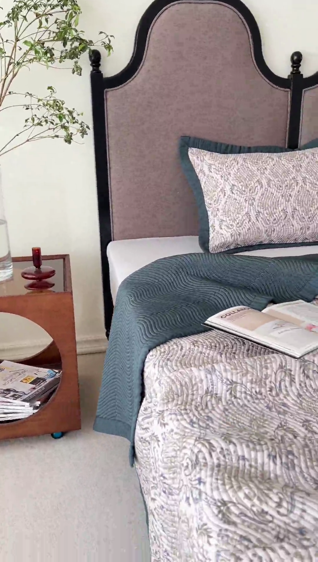 91家纺网 家纺一手货源 找家纺 汇庭 2023新款雅丝床盖三件套 瓦卡卡