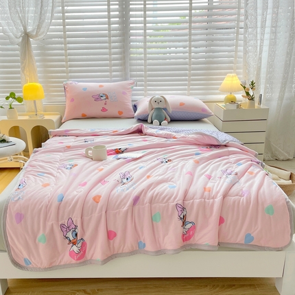 91家纺网 家纺一手货源 找家纺 （总）八方汇 2023新款针织棉夏被安抚豆豆被夏凉被