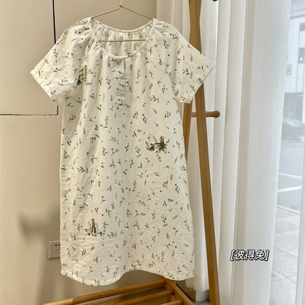 91家纺网 家纺一手货源 找家纺 （总）源启生活 2023新款夏季双层纱睡裙