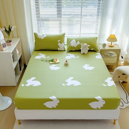 芃成家纺 2023新款全棉13070单床笠 可爱兔