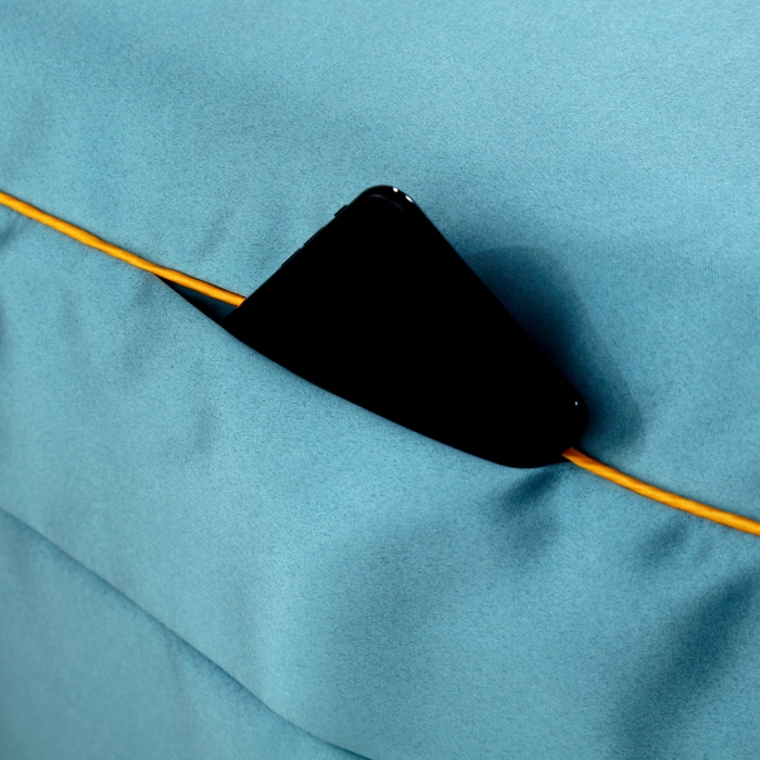 91家纺网 家纺一手货源 找家纺 莉人坊 2023新款贵妃缎按摩床床罩系列 逃之夭夭浅蓝