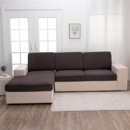 飞翔2023新款防泼水大树叶防水组合沙发垫套 咖啡色