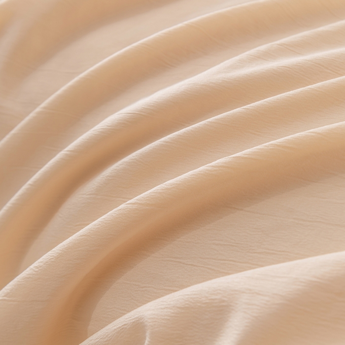 91家纺网 家纺一手货源 找家纺 梦舒羽 2025新款水洗棉麻单人枕头套亲肤双人枕套 鹅黄色