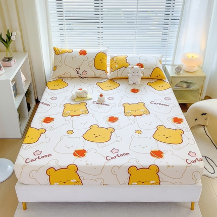 芃成家纺 2023新款全棉13070单床笠 羞羞熊