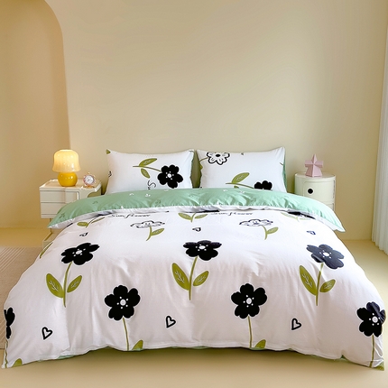 芃成家纺 2023新款全棉13070四件套 花恋