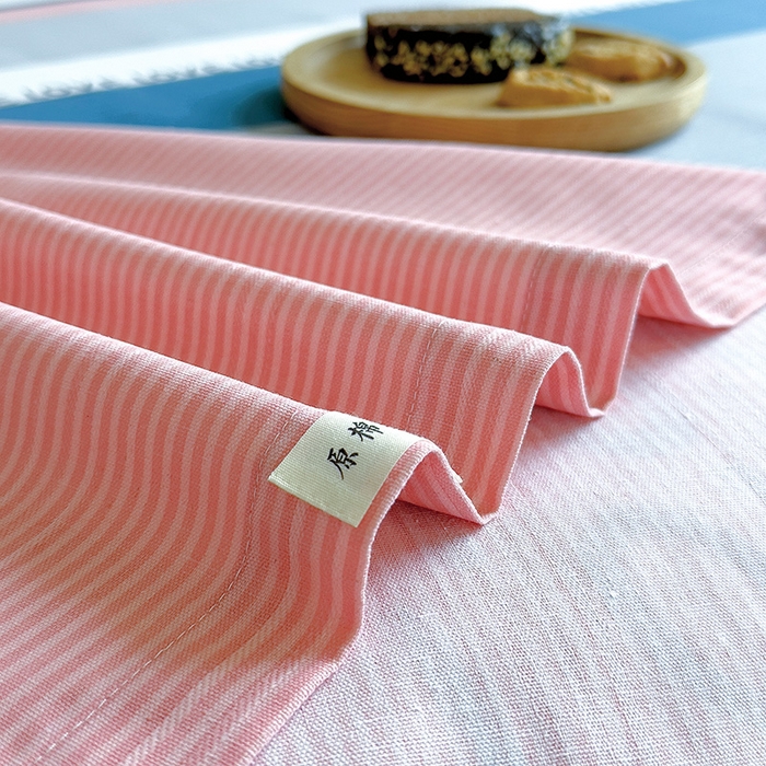 91家纺网 家纺一手货源 找家纺 芃成家纺 2023新款全棉老粗布床单 爱丽丝 粉