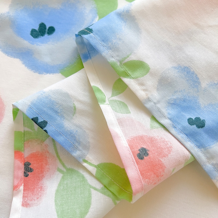 91家纺网 家纺一手货源 找家纺 芃成家纺 2023新款全棉13070单床单 兔兔花海