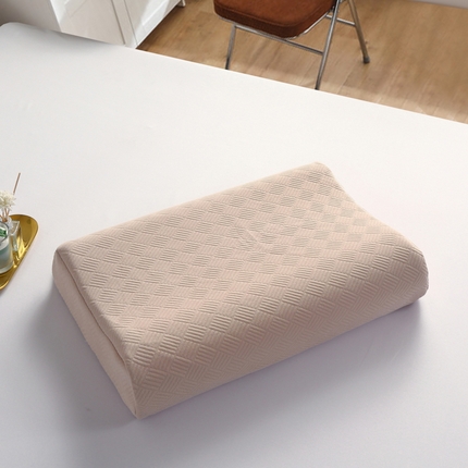 佳梦达 2023新款全棉空气层记忆棉乳胶枕头枕芯（系列二）-记忆棉  40*60cm/只深咖色