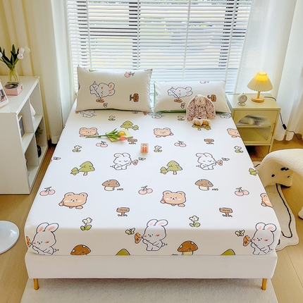 芃成家纺 2023新款全棉13070单床笠 动物世界