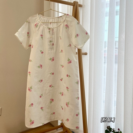 91家纺网 家纺一手货源 找家纺 （总）源启生活 2023新款夏季双层纱睡裙
