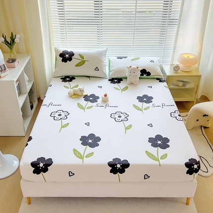 91家纺网 家纺一手货源 找家纺 芃成家纺 2023新款全棉13070单床笠 花恋