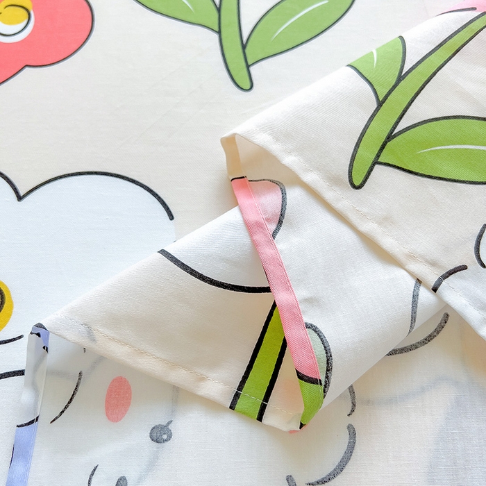 91家纺网 家纺一手货源 找家纺 芃成家纺 2023新款全棉13070单床单 可爱女孩