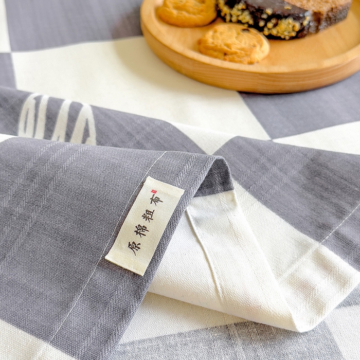 91家纺网 家纺一手货源 找家纺 芃成家纺 2023新款全棉老粗布床单 心有所属