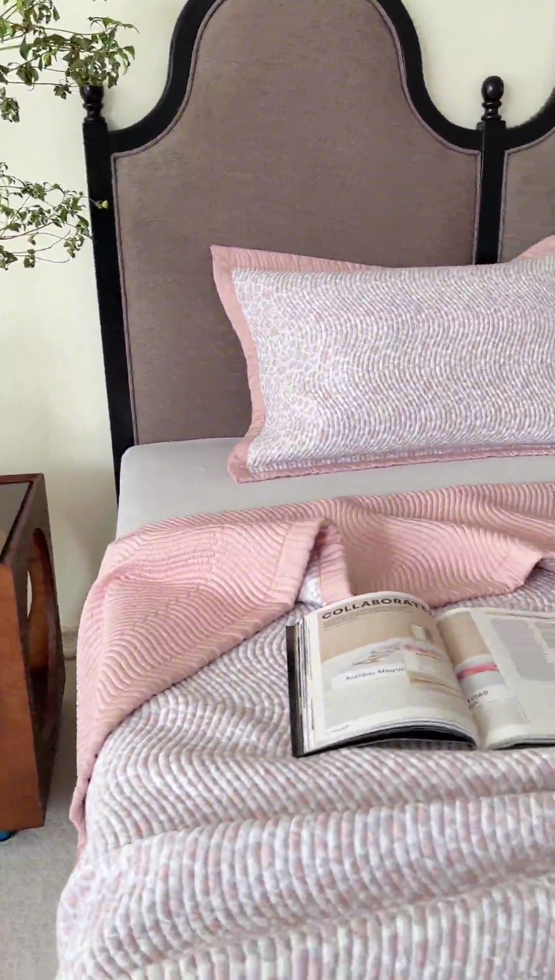 91家纺网 家纺一手货源 找家纺 汇庭 2023新款雅丝床盖三件套 豹纹粉