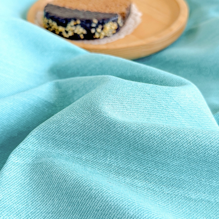 91家纺网 家纺一手货源 找家纺 芃成家纺 2023新款全棉老粗布床单 水蓝