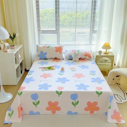 芃成家纺 2023新款全棉13070单床单 花满庭